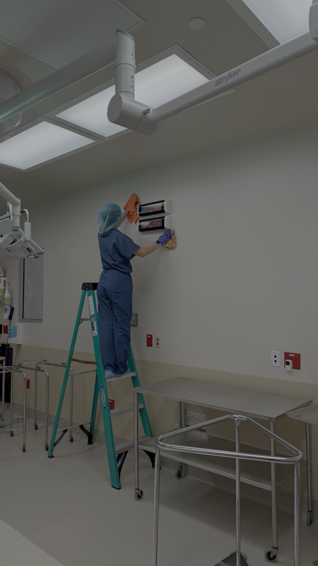 High dusting over the OR